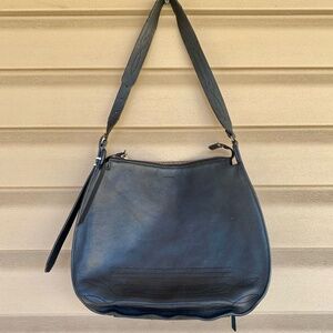 AllSaints Black Cooper Leather Hobo Purse